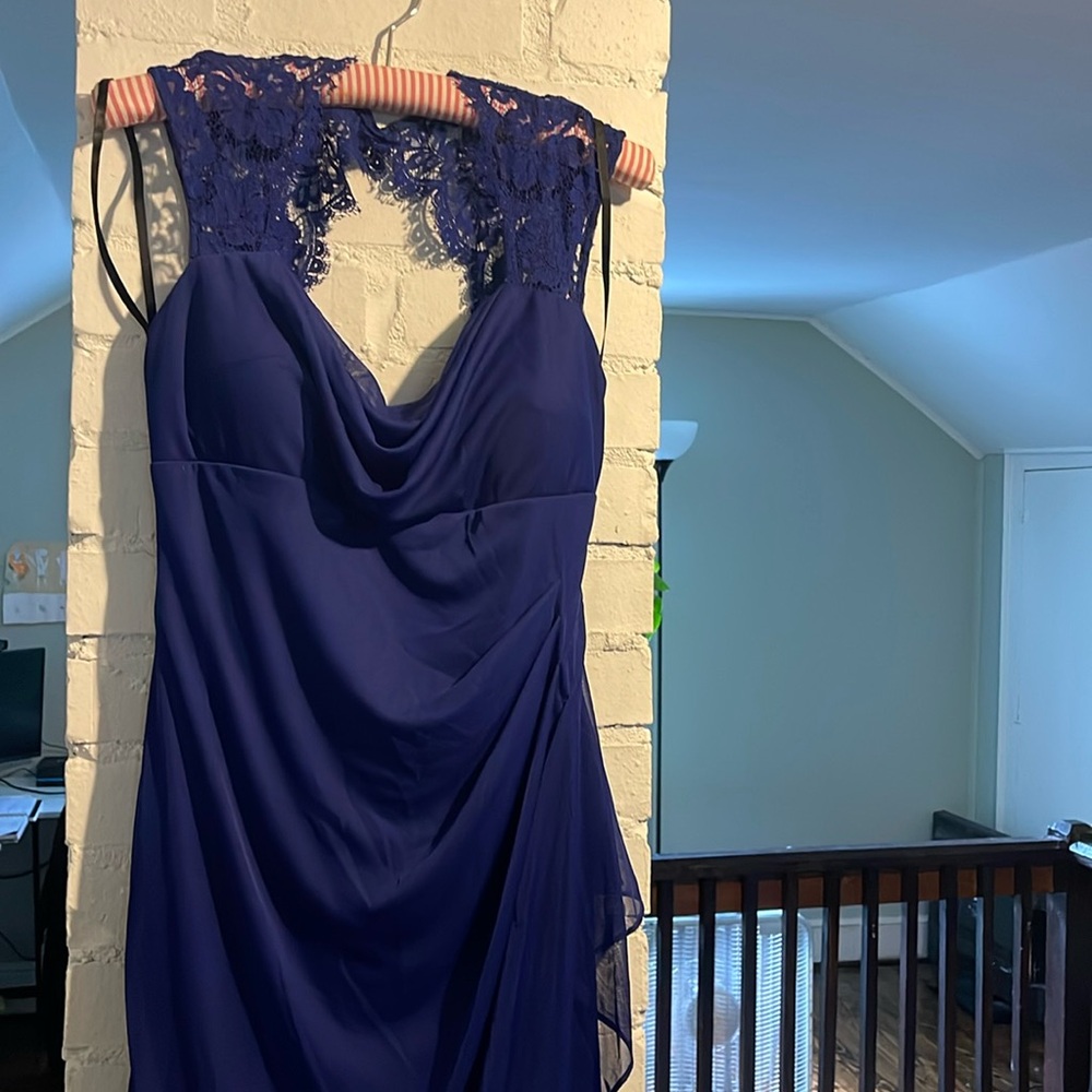 Navy cocktail dress